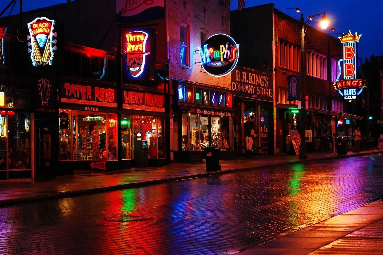 Beale Street Neon Memphis